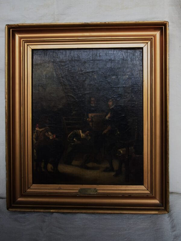 Réplica en lienzo Eugenio Lucas Velázquez