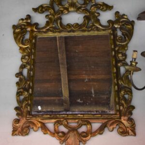 Espejo con marco de madera del s.XIX