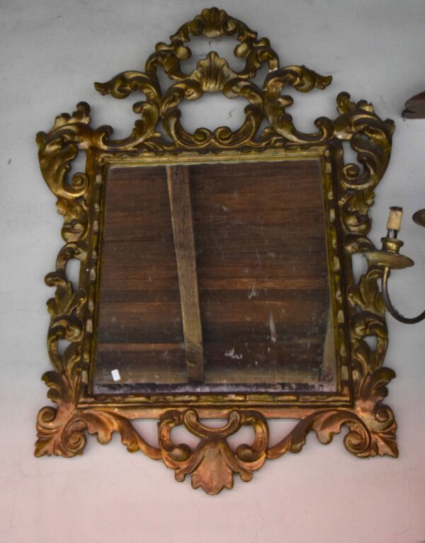 Espejo con marco de madera del s.XIX