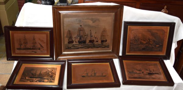 Colección de 6 cuadros